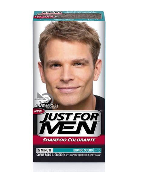 Just For Men šampón na šedivé vlasy H-15 Dark Blond